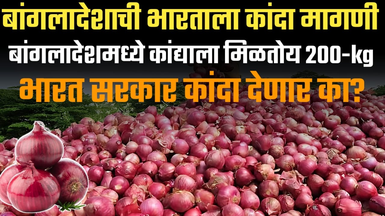 बांगलादेशची भारताला कांदा मागणी